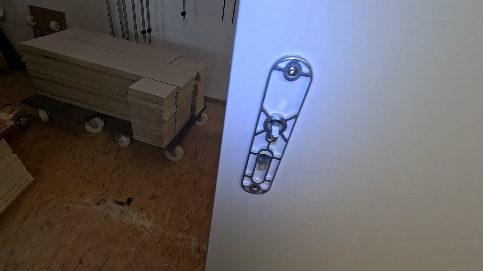 Erster Montageschritt